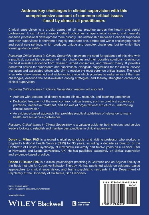 Produktbild: Resolving Critical Issues in Clinical Supervision