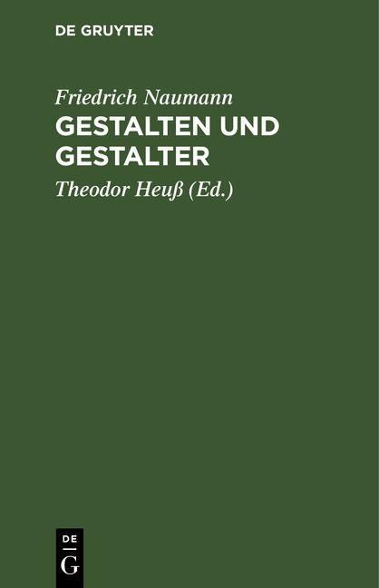 Produktbild: Gestalten und Gestalter