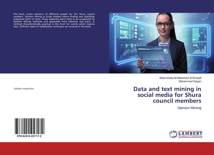 Produktbild: Data and text mining in social media for Shura council members