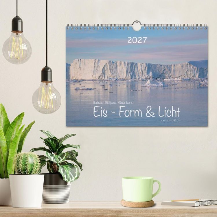 Produktbild: Ilulissat Eisfjord, Gr&ouml;nland. EIS - FORM UND LICHT (Wandkalender 2027 DIN A4 quer), CALVENDO Monatskalender