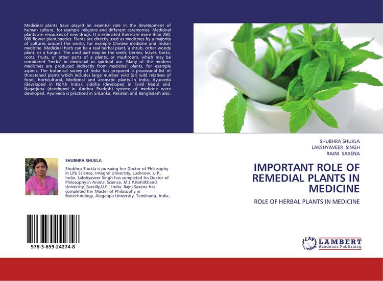 Produktbild: Important Role Of Remedial Plants in Medicine