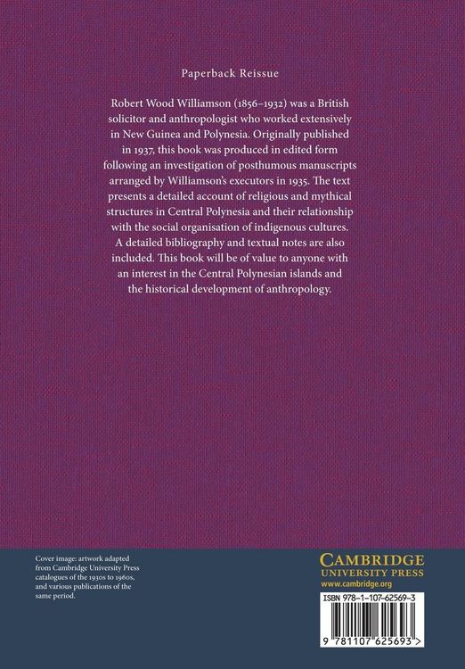 Produktbild: Religion and Social Organization in Central Polynesia