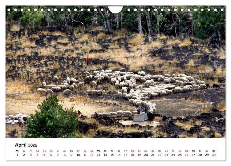 Produktbild: Sizilien - der Osten und die Liparischen Inseln (Wandkalender 2026 DIN A4 quer), CALVENDO Monatskalender