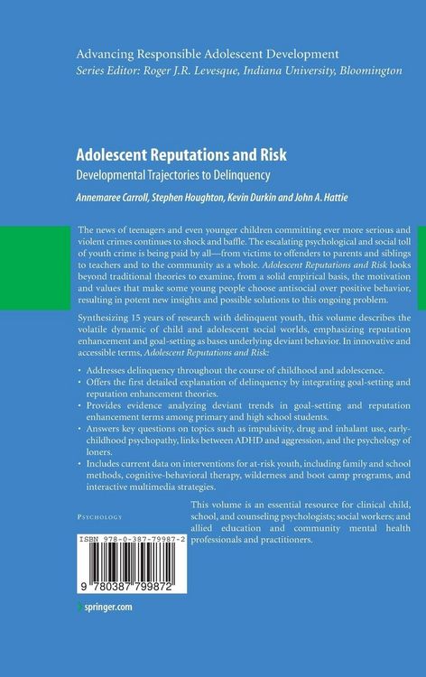 Produktbild: Adolescent Reputations and Risk