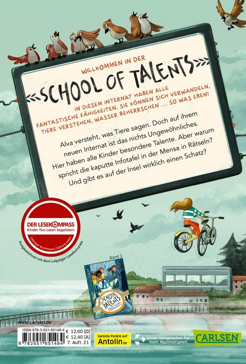 Produktbild: School of Talents 1: Erste Stunde: Tierisch laut!