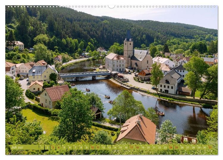 Produktbild: Zauber des B&ouml;hmerwalds. Stille Sch&ouml;nheit im Westen Tschechiens (hochwertiger Premium Wandkalender 2027 DIN A2 quer), Kunstdruck in Hochglanz