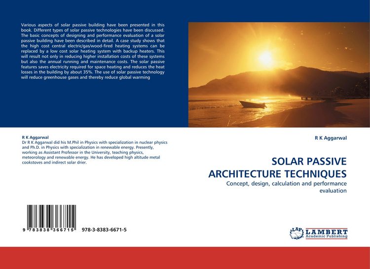 Produktbild: Solar Passive Architecture Techniques