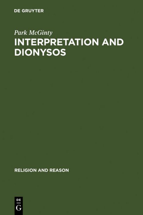 Produktbild: Interpretation and Dionysos