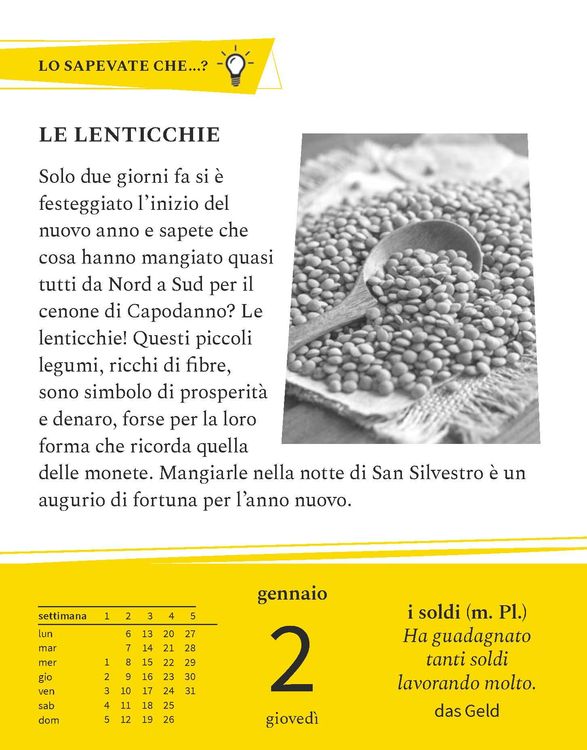 Produktbild: Langenscheidt Sprachkalender Italienisch 2025