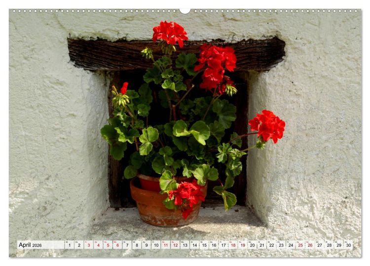 Produktbild: Bauernfenster (Wandkalender 2026 DIN A2 quer), CALVENDO Monatskalender