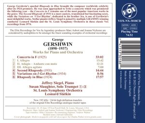Produktbild: Concerto in F/Rhapsody in Blue/+