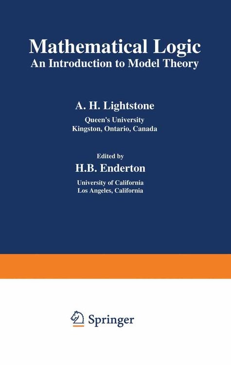 Bild vom Artikel Mathematical Logic vom Autor A. Lightstone