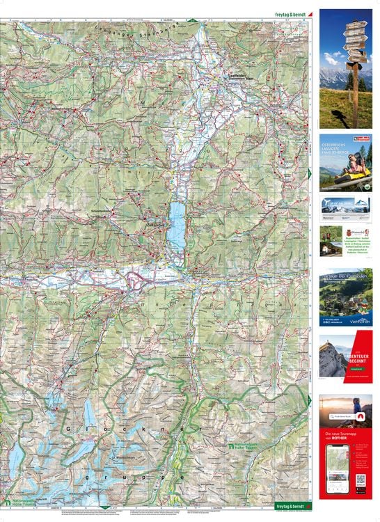 Produktbild: Freytag & berndt Wanderkarte WK 382 Zell am See - Kaprun, Saalbach - Mittersill 1:50.000