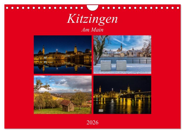 Produktbild: Kitzingen am Main (Wandkalender 2026 DIN A4 quer), CALVENDO Monatskalender