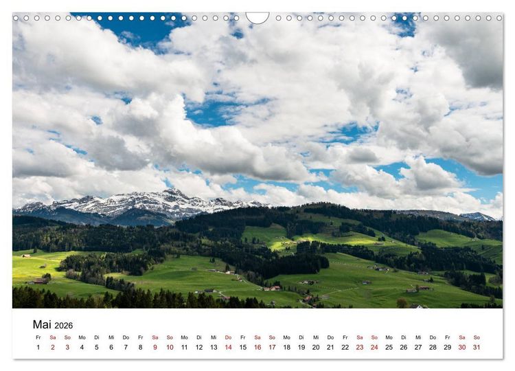 Produktbild: Faszination S&auml;ntis (Wandkalender 2026 DIN A3 quer), CALVENDO Monatskalender