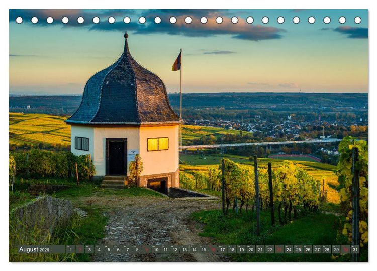 Produktbild: Kultur im Rheingau (Tischkalender 2026 DIN A5 quer), CALVENDO Monatskalender