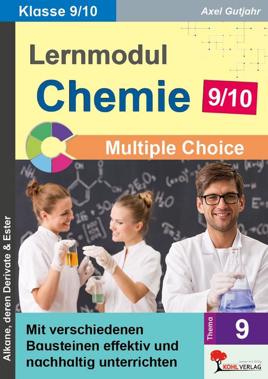 Produktbild: Lernmodul 9: CHEMIE - Klasse 9-10 / Multiple-Choice