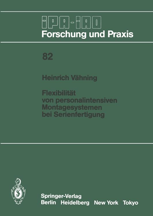 Produktbild: Flexibilit&auml;t von personalintensiven Montagesystemen bei Serienfertigung