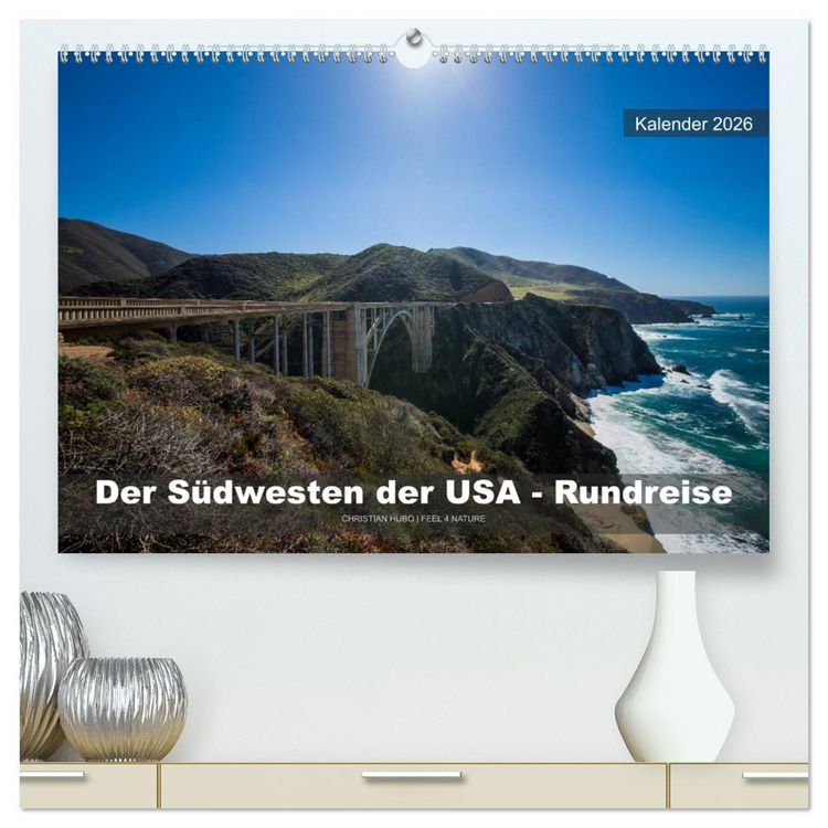 Produktbild: Der S&uuml;dwesten der USA - Rundreise (hochwertiger Premium Wandkalender 2026 DIN A2 quer), Kunstdruck in Hochglanz
