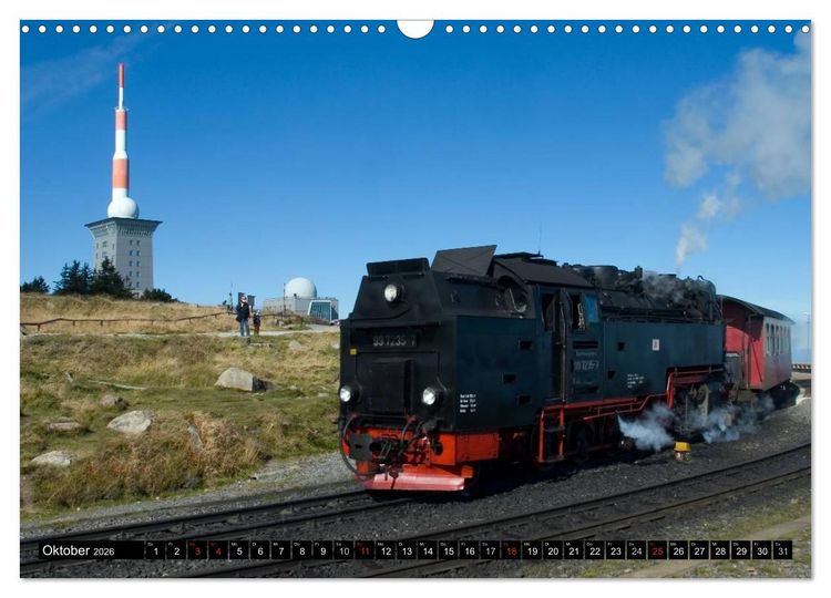 Produktbild: Schmalspurbahnen in Sachsen Anhalt (Wandkalender 2026 DIN A3 quer), CALVENDO Monatskalender