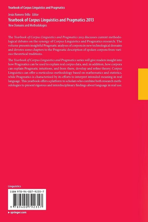 Produktbild: Yearbook of Corpus Linguistics and Pragmatics 2013
