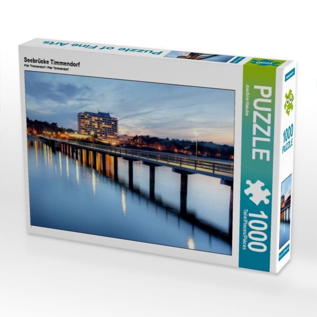 Produktbild: CALVENDO Puzzle Seebr&uuml;cke Timmendorf | 1000 Teile Lege-Gr&ouml;&szlig;e 64x48cm Foto-Puzzle f&uuml;r gl&uuml;ckliche Stunden