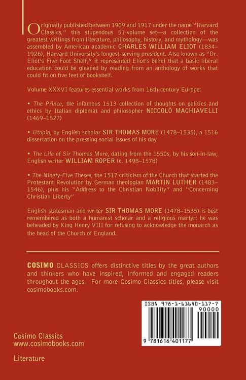 Produktbild: Machiavelli, More & Luther