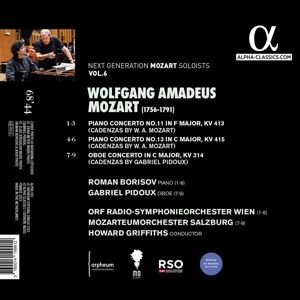 Produktbild: Klavierkonzerte KV 413 & 415/Oboenkonzert KV 314