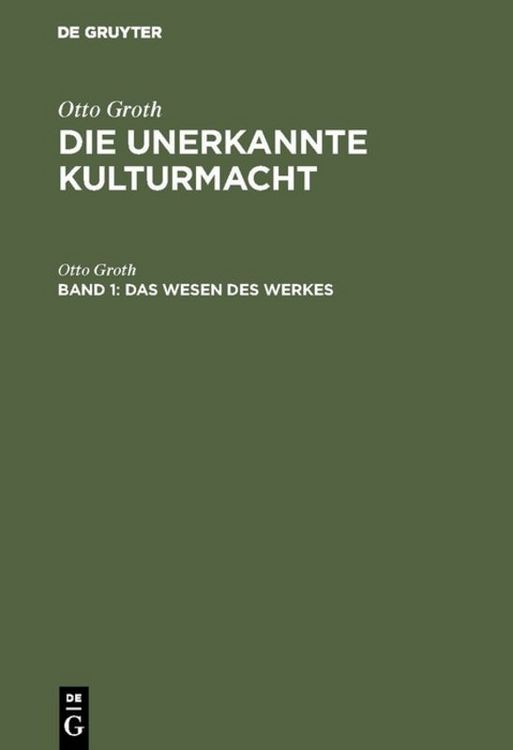 Produktbild: Das Wesen des Werkes