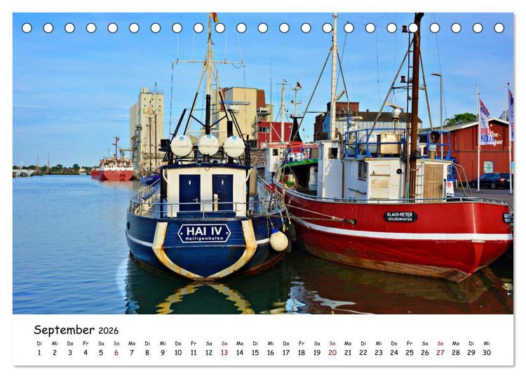 Produktbild: Heiligenhafenliebe (Tischkalender 2026 DIN A5 quer), CALVENDO Monatskalender