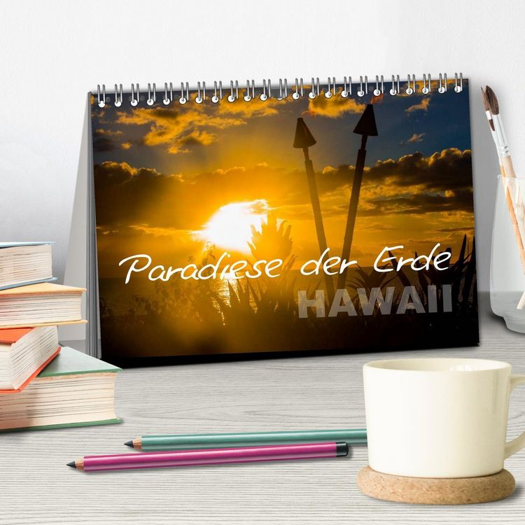 Produktbild: Paradiese der Erde - HAWAII (Tischkalender 2026 DIN A5 quer), CALVENDO Monatskalender
