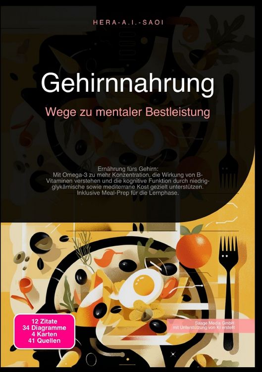 Produktbild: Gehirnnahrung: Wege zu mentaler Bestleistung