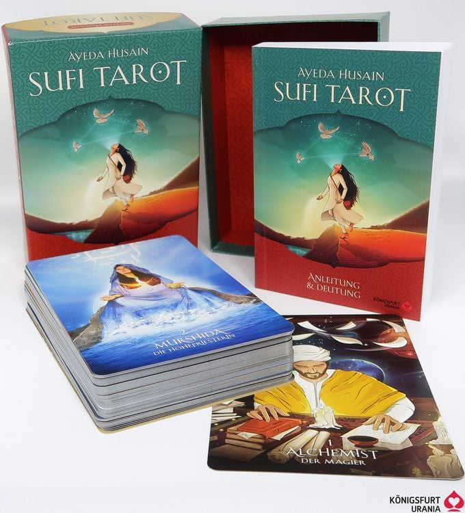 Produktbild: Sufi-Tarot - Der Weg des Herzens: 78 Tarotkarten mit Anleitung