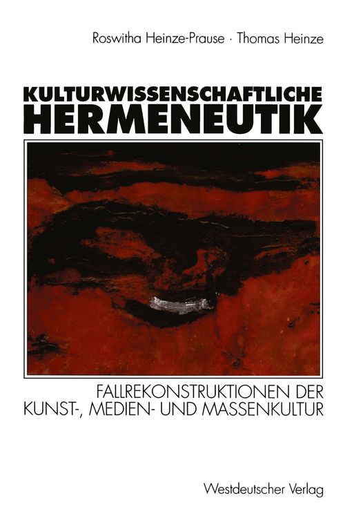 Produktbild: Kulturwissenschaftliche Hermeneutik