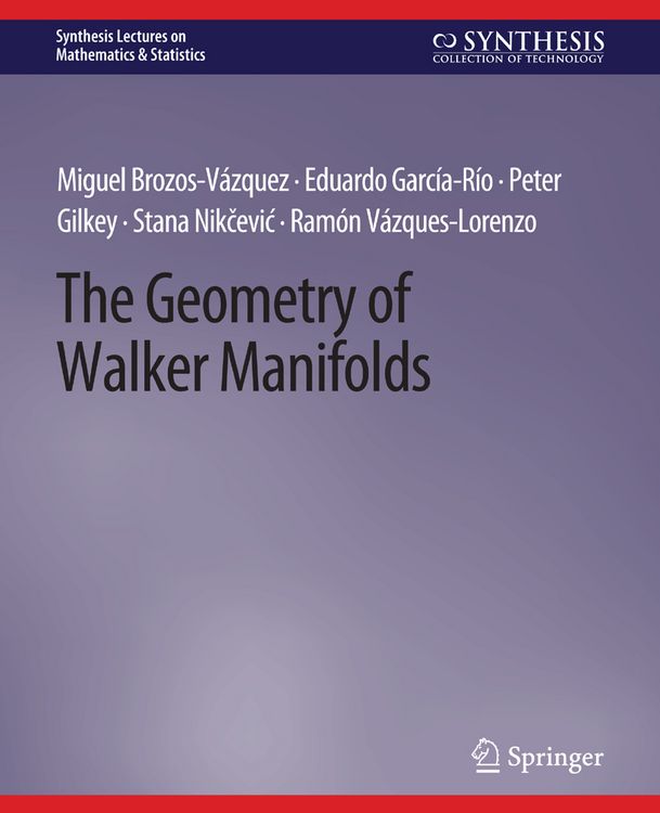 Produktbild: The Geometry of Walker Manifolds
