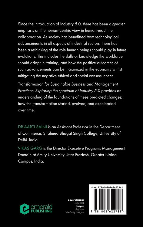 Produktbild: Transformation for Sustainable Business and Management Practices