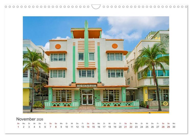 Produktbild: Miami - pulsierende Metropole (Wandkalender 2026 DIN A3 quer), CALVENDO Monatskalender