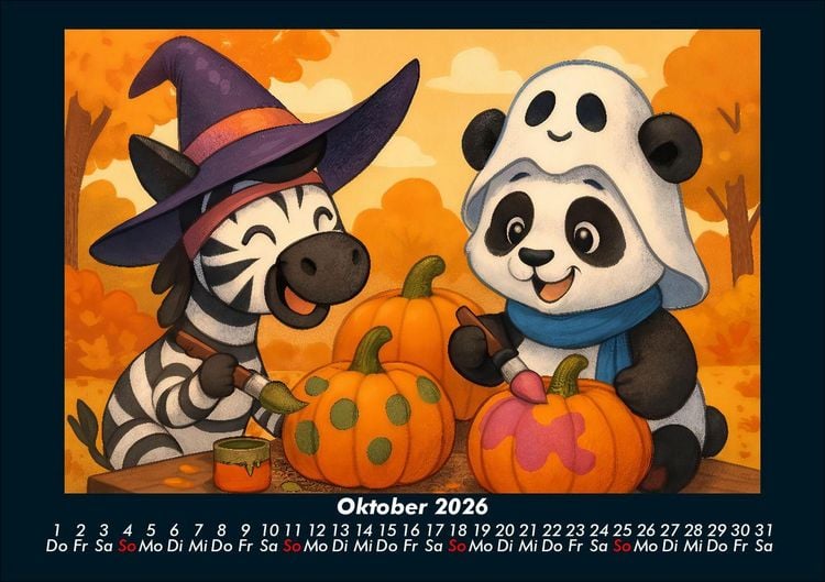 Produktbild: Zara & Pippin - Beste Freunde f&uuml;rs Jahr 2026 Fotokalender DIN A5