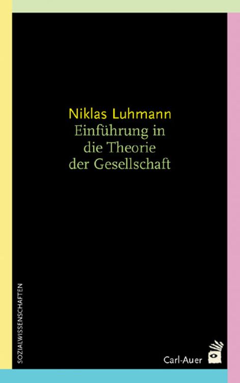 Produktbild: Einf&uuml;hrung in die Theorie der Gesellschaft