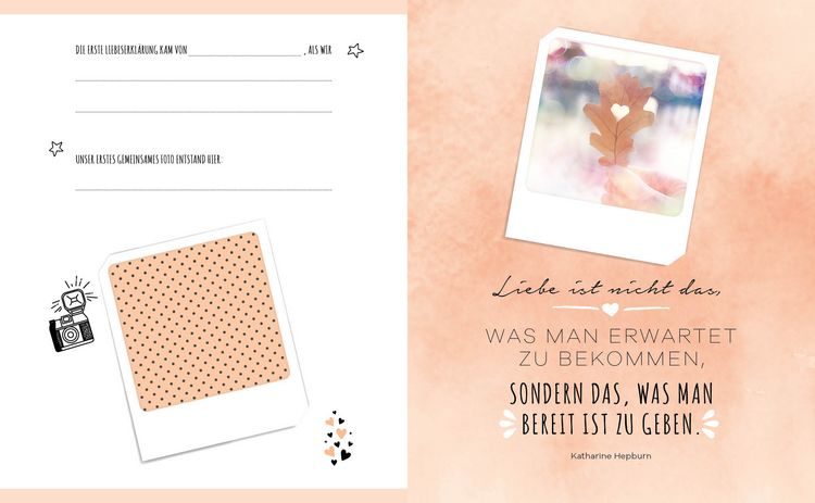 Produktbild: &hellip;weil ich dich liebe &ndash; Zwei B&uuml;cher im Bundle: Erinnerungsalben f&uuml;r Verliebte und f&uuml;r beste Freund*innen