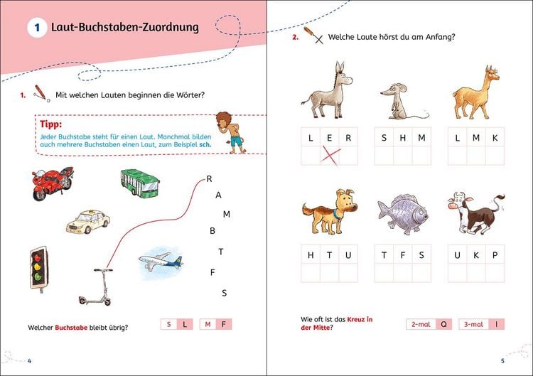 Produktbild: Lesel&ouml;wen Lernhilfen - Lesen lernen - 1. Klasse
