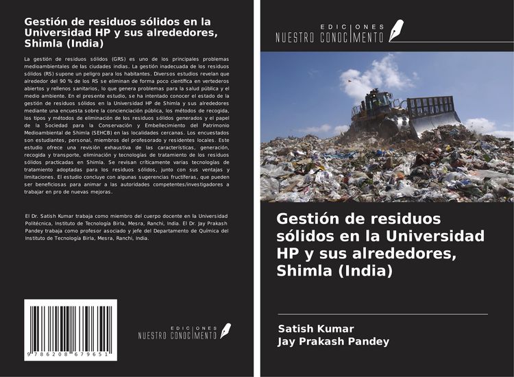 Produktbild: Gesti&oacute;n de residuos s&oacute;lidos en la Universidad HP y sus alrededores, Shimla (India)