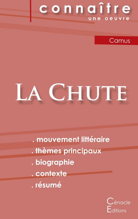Produktbild: Fiche de lecture La Chute de Albert Camus (analyse litt&eacute;raire de r&eacute;f&eacute;rence et r&eacute;sum&eacute; complet)