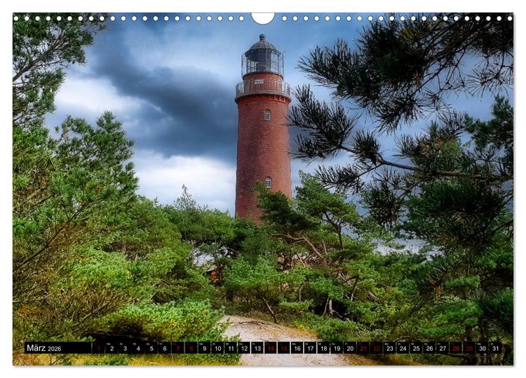 Produktbild: Fischland - Dar&szlig;- Zingst (Wandkalender 2026 DIN A3 quer), CALVENDO Monatskalender