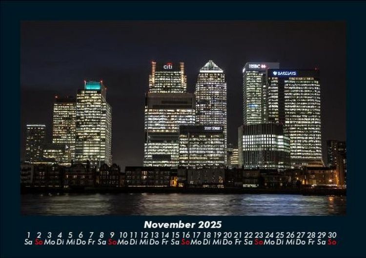 Produktbild: Londons sch&ouml;nste Seiten 2025 Fotokalender DIN A5