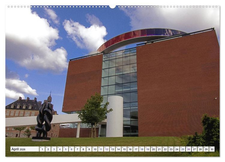 Produktbild: Aarhus: Stadt des L&auml;chelns - Kulturhauptstadt D&auml;nemarks (Wandkalender 2026 DIN A2 quer), CALVENDO Monatskalender