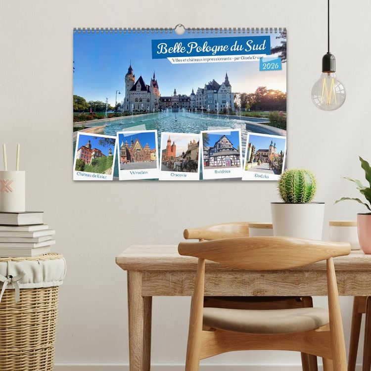 Produktbild: Belle Pologne du Sud (Calendrier mural 2026 DIN A3 vertical), CALVENDO calendrier mensuel