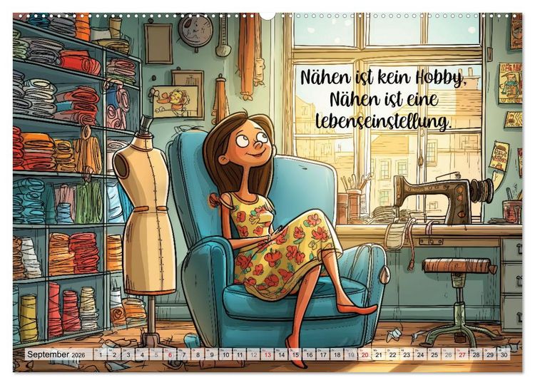 Produktbild: Fr&ouml;hlich eingef&auml;delt (hochwertiger Premium Wandkalender 2026 DIN A2 quer), Kunstdruck in Hochglanz