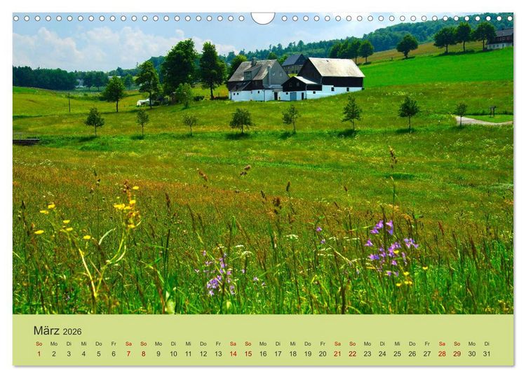Produktbild: Das Erzgebirge Welterbe und Natur (Wandkalender 2026 DIN A3 quer), CALVENDO Monatskalender