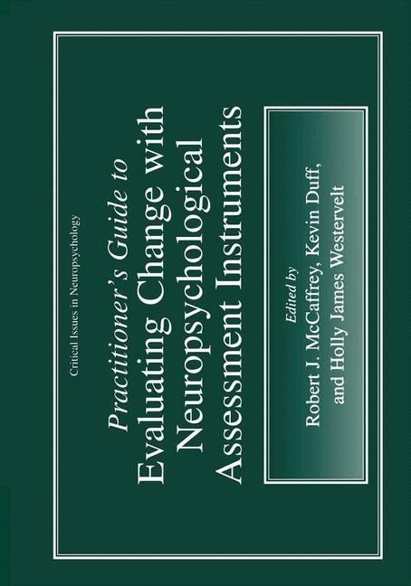 Produktbild: Practitioner's Guide to Evaluating Change with Neuropsychological Assessment Instruments